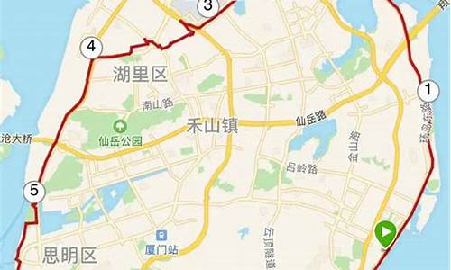 厦门环岛路骑行路线图-厦门环岛路骑行路线